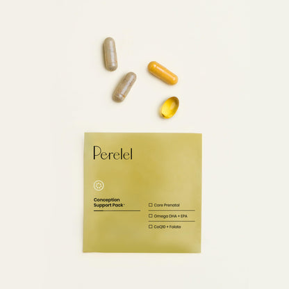 Perelel Conception Fertility Prenatal Vitamins, Folate, CoQ10 & DHA Omega 3