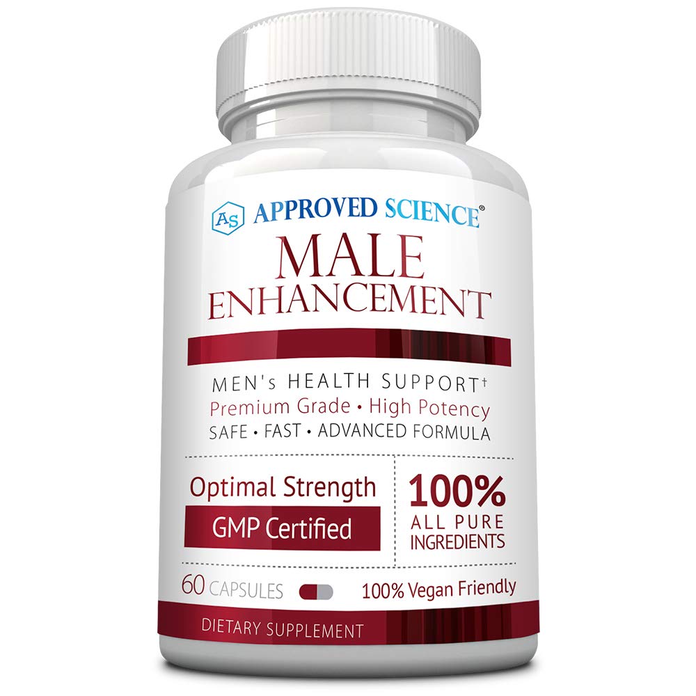 Approved Science® Male Enhancement - Boost Performance and Increase Drive - 180 Vegan Friendly Capsules (1 Bottle)