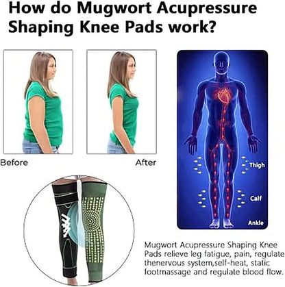 KNEECA Tourmaline Acupressure Selfheating Knee Sleeve, Tourmaline Acupressure Self