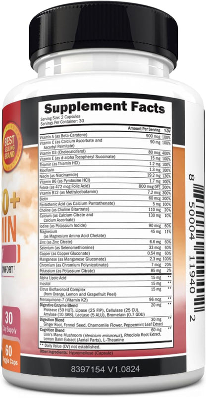 Daily Multivitamin for Women 50 & Over, 60 Capsules