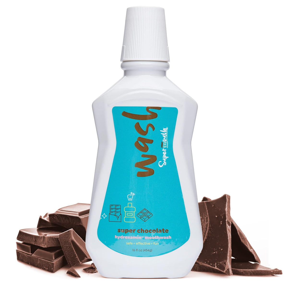 SuperMouth Nano Hydroxyapatite Mouthwash, Fluoride Free, Mint