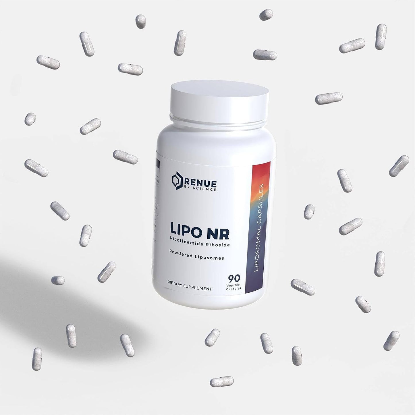 Renue By Science Nicotinamide Riboside | High Strength Liposomal NAD Supplement | 90 Nicotinamide Capsules - 300mg Nicotinamide Riboside per Serving | Manufactured in The USA Third-Party Tested