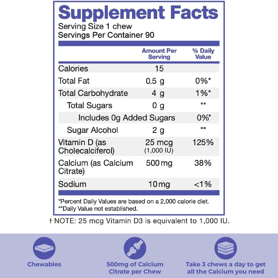 Bari Life Just One Chewable: Once Daily Bariatric Multivitamin + Iron and and BariBurst Calcium Citrate Soft Chews for Gastric Bypass, Gastric Sleeve and Duodenal Switch (Sour Grape)