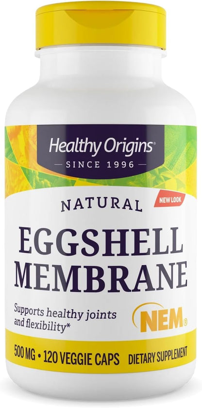Healthy Origins NEM Eggshell Membrane 500 mg, 120 Veggie Caps