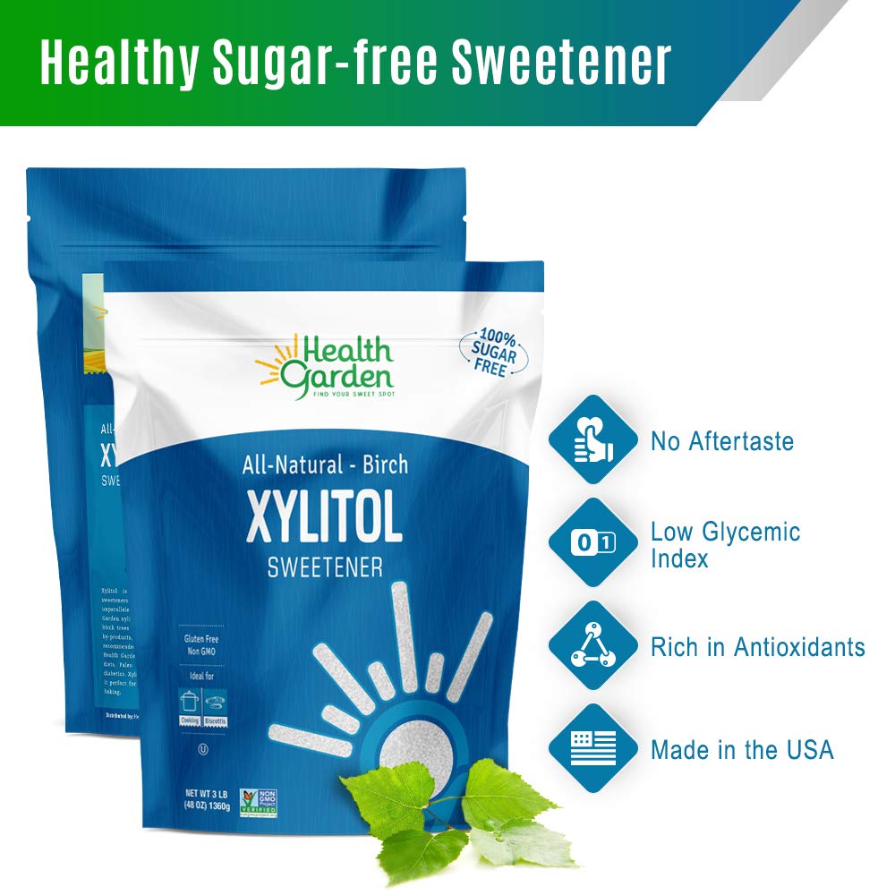 Health Garden Birch Xylitol Sweetener - Xylitol Sugar Substitute - 15 oz