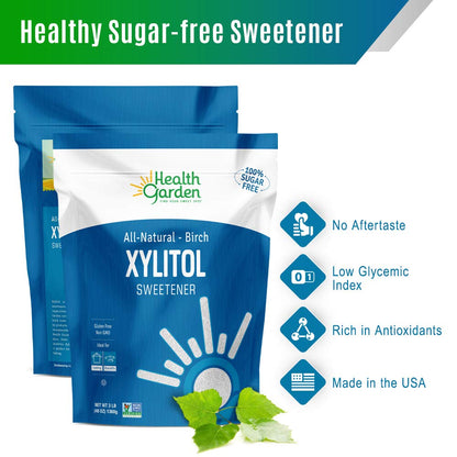 Health Garden Birch Xylitol Sweetener - Xylitol Sugar Substitute - 15 oz