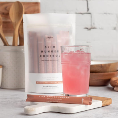 Plexus Slim Hunger Control | 30 Packets | Dietary Supplement | Vegan | Gluten free, non-GMO, with no artificial colors, flavors, or preservatives — convenient 30 packets