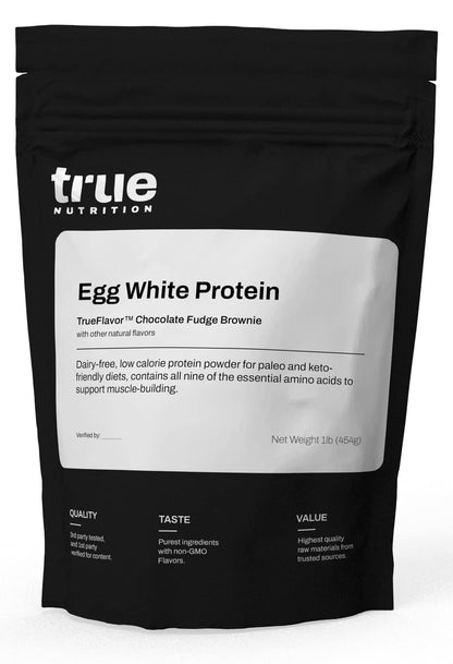 True Nutrition Egg White Protein Powder, French Vanilla, 1lb