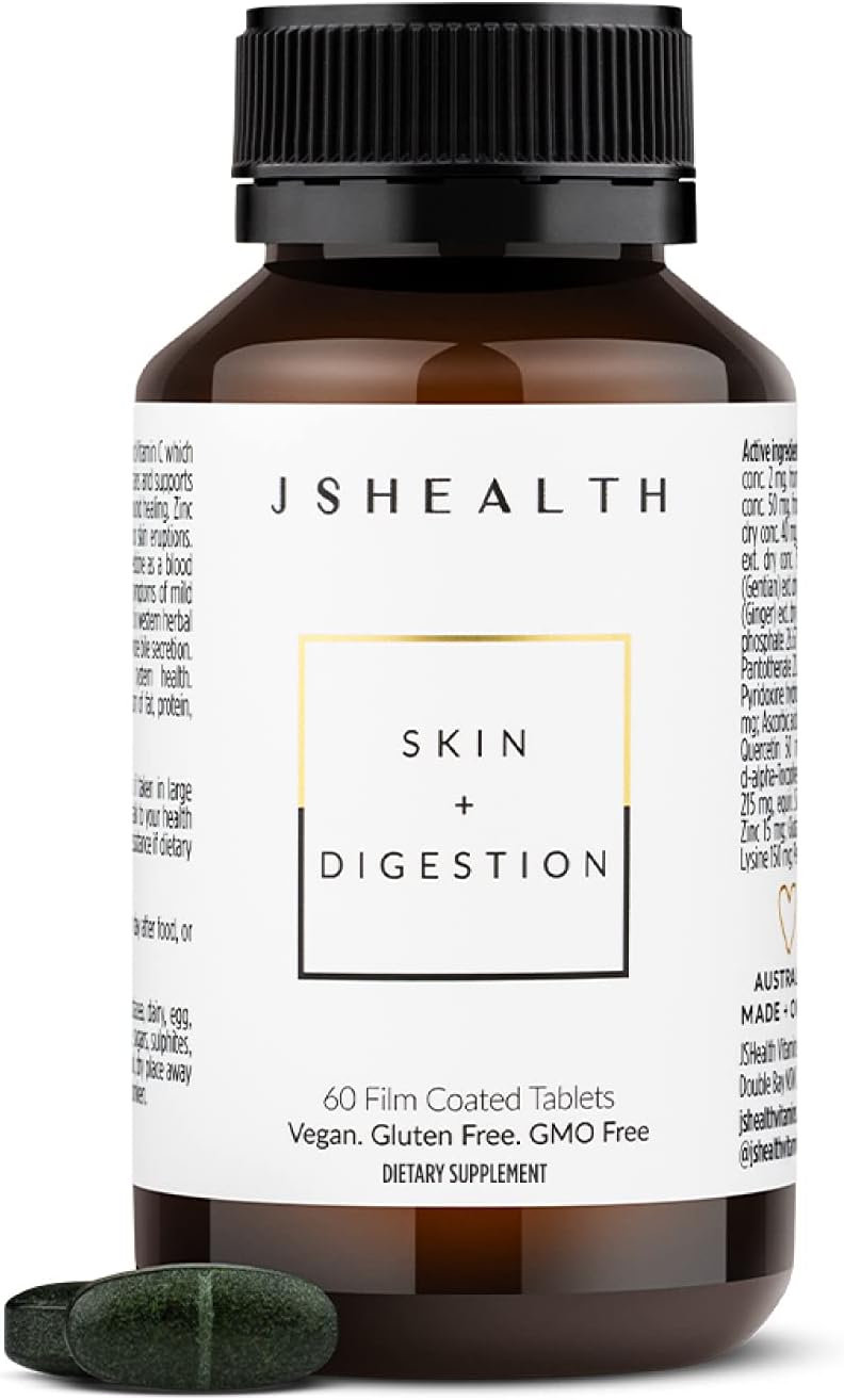 JSHealth Vitamins Signature Bundle | Includes Hair + Energy, Detox + Debloat, and Skin + Digestion Supplements