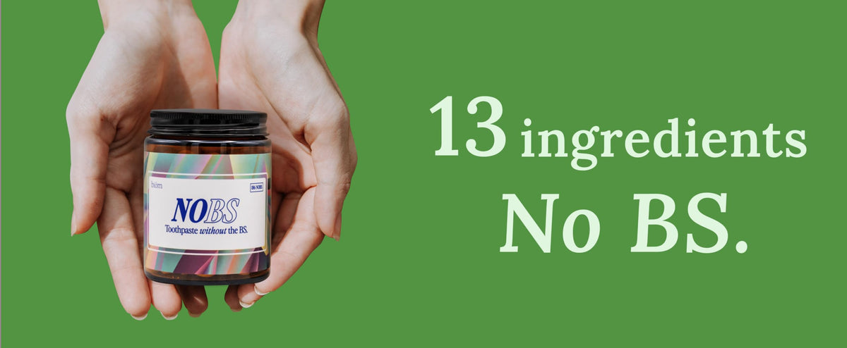 NOBS Toothpaste Tablets - Nano Hydroxyapatite, Flouride & Plastic Free, Eco & Travel