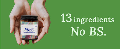 NOBS Toothpaste Tablets - Nano Hydroxyapatite, Flouride & Plastic Free, Eco & Travel