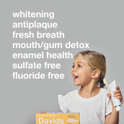 Davids Nano Hydroxyapatite Toothpaste Sensitive + Whitening Peppermint 4oz