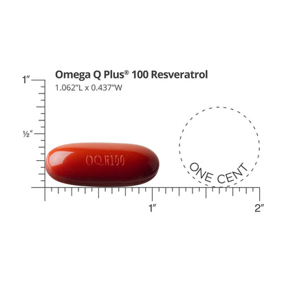 Dr. Sinatra Omega Q Plus 100 Resveratrol – Omega-3 Supplement Supports Heart Health and Provides Antioxidant Power with 100mg of CoQ10 and Resveratrol (180 softgels)