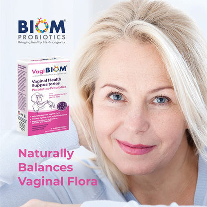 VagiBiom Lactobacillus Suppository: Microbiome Flora balance and Odor Control Regimen
