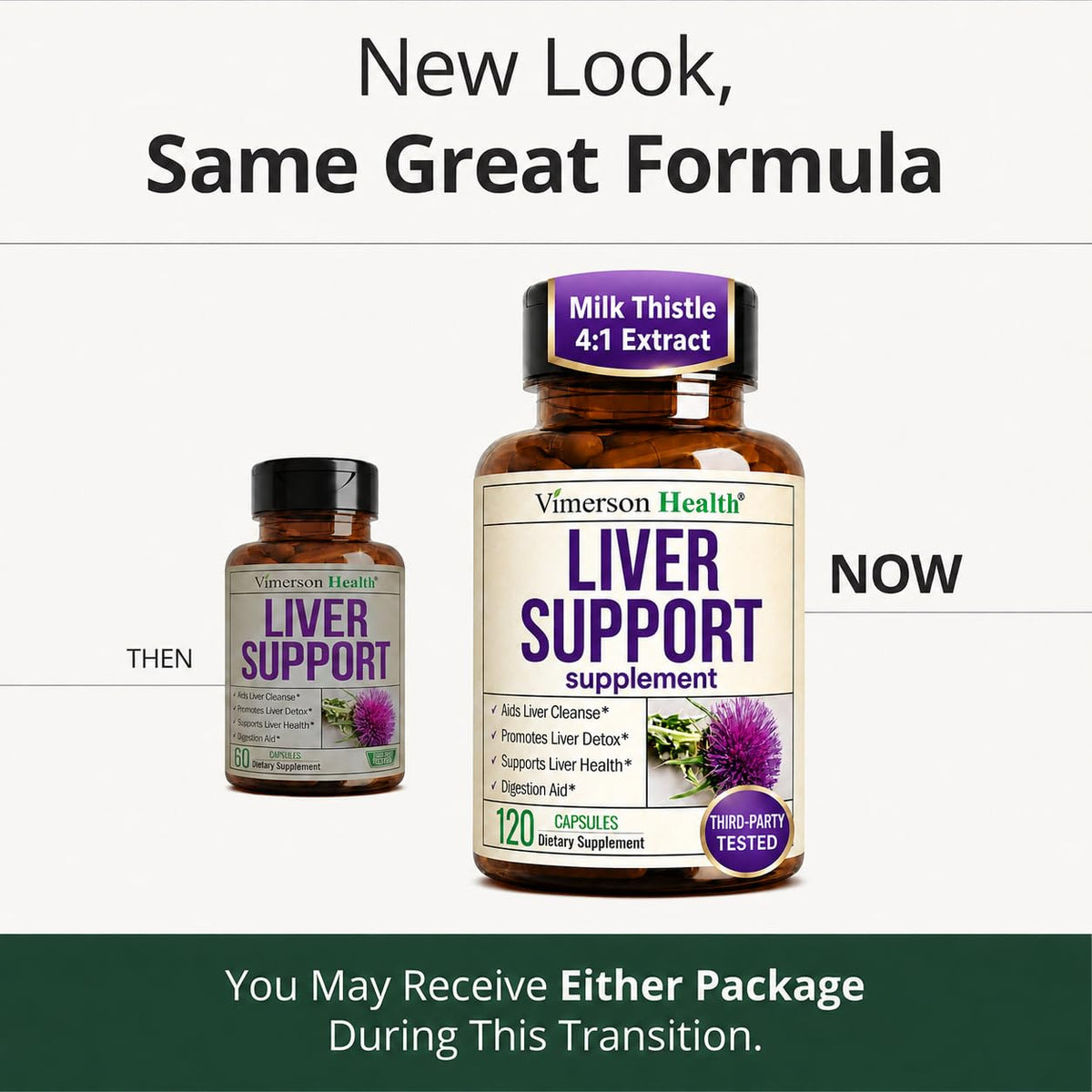 Liver Support – Liver Cleanse Detox & Repair Milk Thistle Supplement – 60ct