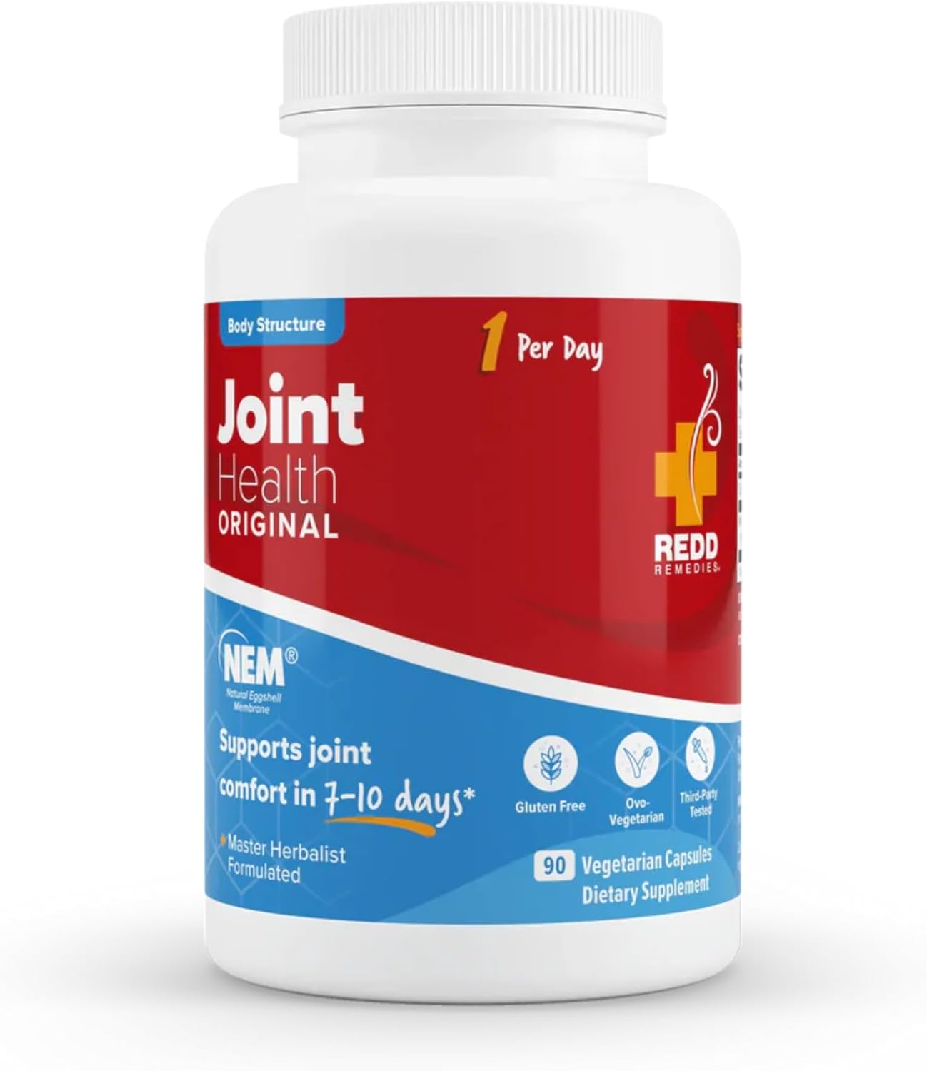 Redd Remedies Joint Health Original, 90 Capsules, and Curcumin T4, 60 Capsules