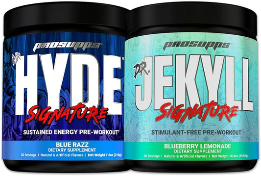ProSupps Pre Workout Powder Bundle with Mr Hyde V2 & Dr Jekyll Signature Preworkouts