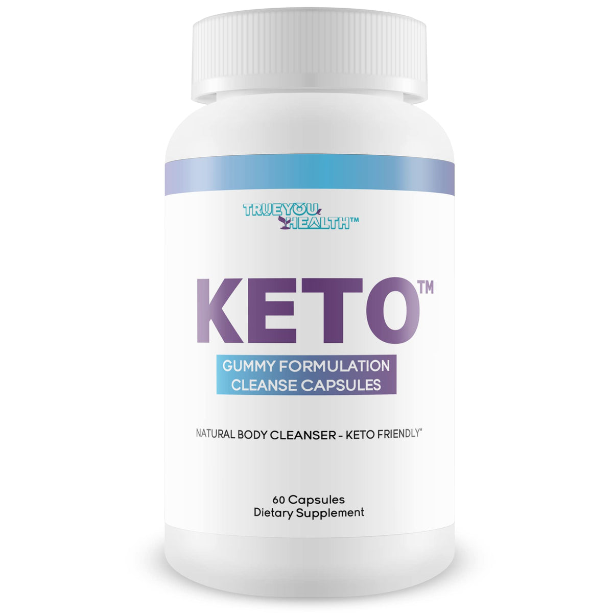 Keto Gummy Formulation Cleanse Capsules - Aid Cleansing & Detoxification - Help Flush 