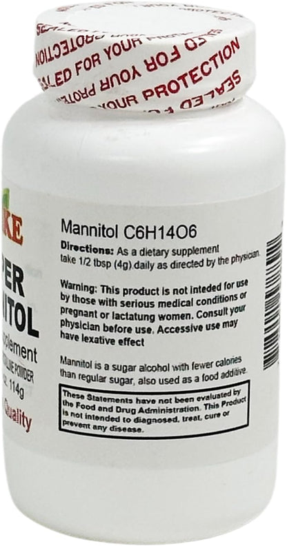 Unike Nutra Mannitol Powder - Mannitol Sweetener, Sugar Substitute, Mannitol Supplement, Natural & Gluten Free, 4g per Servings, Premium Mannitol Powder, 1kg (2.2 lbs) (Pack of 1)