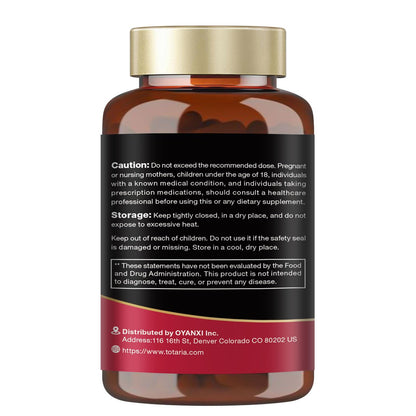 Totaria Beetroot Capsules 2230mg Support Blood Pressure & Heart Health, Nitric Oxide Supplement with Grape Seed, Hawthorn, Garlic & CoQ10, Blood Flow Beet Root Powder | 120 Count