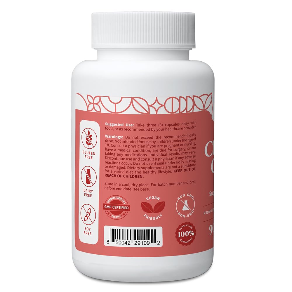 Pattern Wellness Cholesterol Complex Supplement – 90 Vegan Capsules | Red Yeast Rice Formula, 8 Carefully Selected Ingredients, GMP Manufactured, Non-GMO Formula, Gluten, Dairy & Soy Free