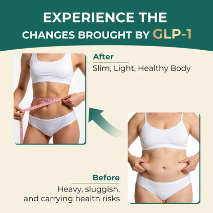 OxyEnergy GLP-1 Supplement Weight Loss Pills for Women & Men, Appetite Suppressant with Akkermansia Probiotic, Diet Pills Metabolism & Gut Health Booster, Ginger & Saffron Extracts, Vegan Capsules