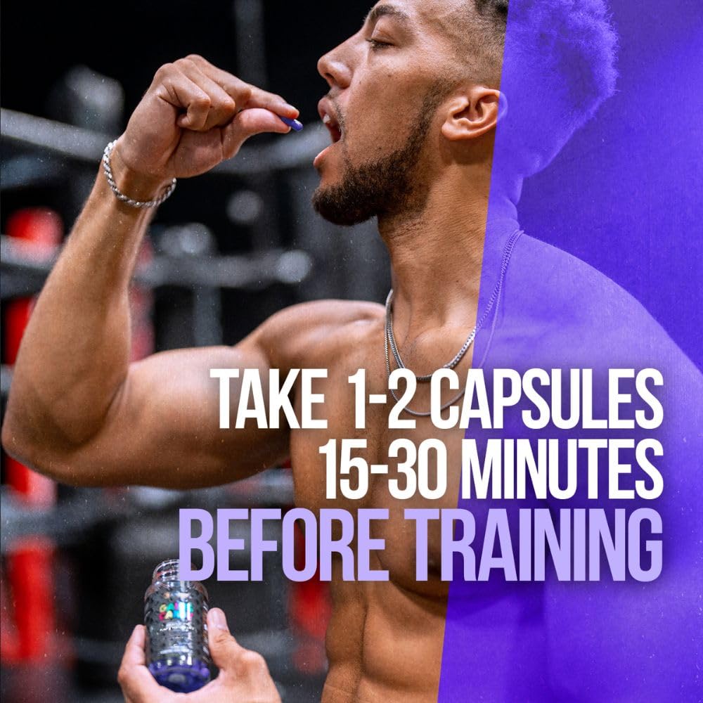 ALPHA LION Gains Candy, Supplement Pills that Support Weight Loss, Appetite Suppressant, Keto-Diet Friendly, Decrease Body Fat, Upgrade Energy & Workout Performance, 60 Capsules (MitoBurn®)