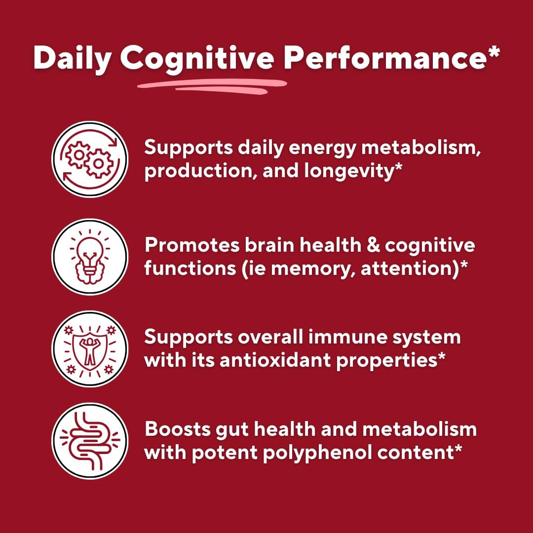 Vitapia Vitacoffee Caffeine Coffee Fruit Powder for Energy, Memory, Focus, Antioxidant, Metabolism, Skin Health Support - 100g & 33 Day Supply - Non-GMO, Gluten-Free, Vegan Supplement