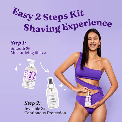 Coochy Plus Intimate Shaving Complete Kit - THE ORIGIN & Organic After Shave Protection