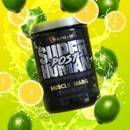 Alpha Lion Superhuman Post Workout Recovery, Muscle Builder Drink, Creatine Powder + More for Lean Muscle Growth, Strength & Volume, Supplement for Women & Men (25 Servings, Gainy Smith Apple)