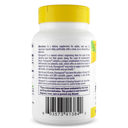 Healthy Origins Pycnogenol Pine Bark 150 mg, 120 Veggie Caps
