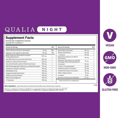 Qualia Mind & Qualia Night | Premium Nootropic Supplement for Mental Performance | Increase Focus | Deep Refreshing Sleep Support | (1 Week Supply)