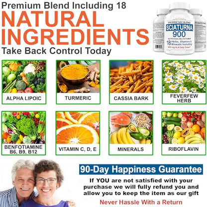 Sciatica Supplement with 900 mg Alpha Lipoic Acid - Sciatic Nerve Support