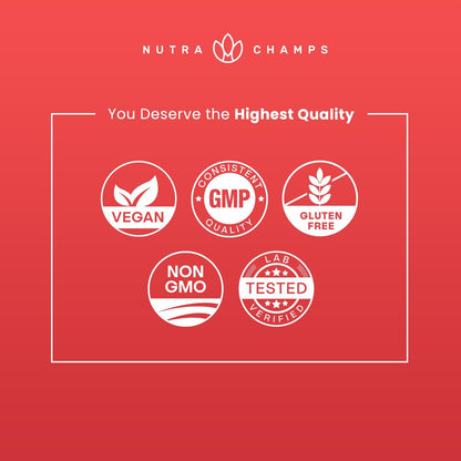 NutraChamps Vitamin B Complex Gummies, Vitamin B Gummies Boosts Energy, B Complex Vitamins B1, B2 (Riboflavin), B3 (Niacin), B5, B6, B7 (Biotin), B9 (Folic Acid), Methyl B12