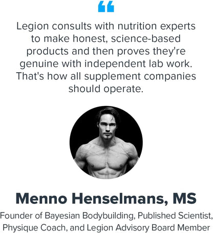 LEGION Immune- Immune Booster for Adults, Natural Immunity System Support w/Vitamin C (500mg), American Ginseng, Guduchi, and Garlic Supplement.