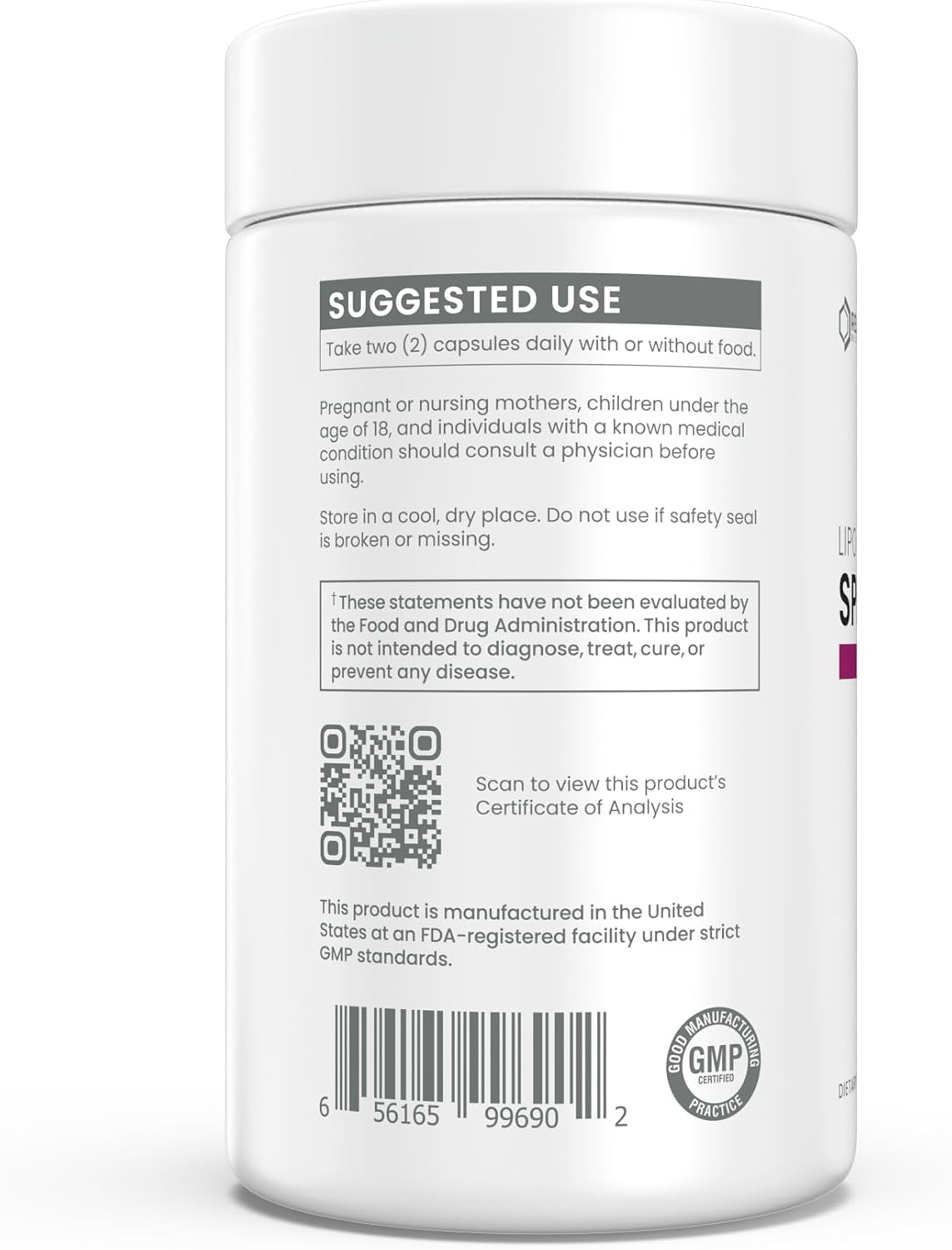 Renue By Science Spermidine Supplements | Liposomal Spermidine Supplements for Women and Men | 90 Capsules - 8mg Spermidine per Serving | Non-GMO & Allergen Free | Made in the USA Third-Party Tested
