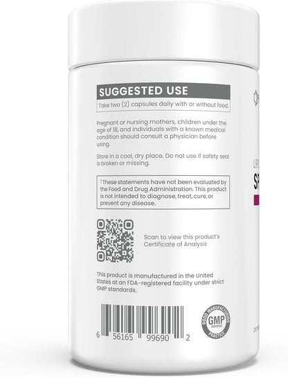 Renue By Science Spermidine Supplements | Liposomal Spermidine Supplements for Women and Men | 90 Capsules - 8mg Spermidine per Serving | Non-GMO & Allergen Free | Made in the USA Third-Party Tested