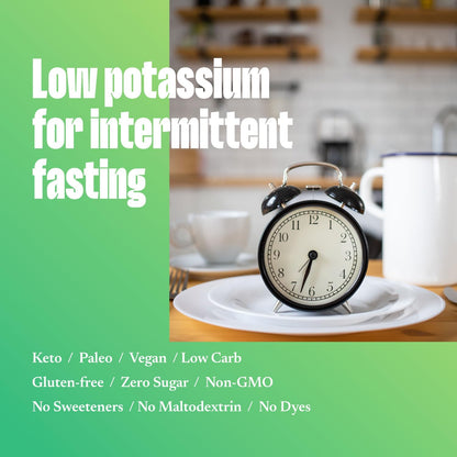 SALTT Low-K Fasting Low Potassium Electrolyte Drops, Unflavored, 8.3 oz