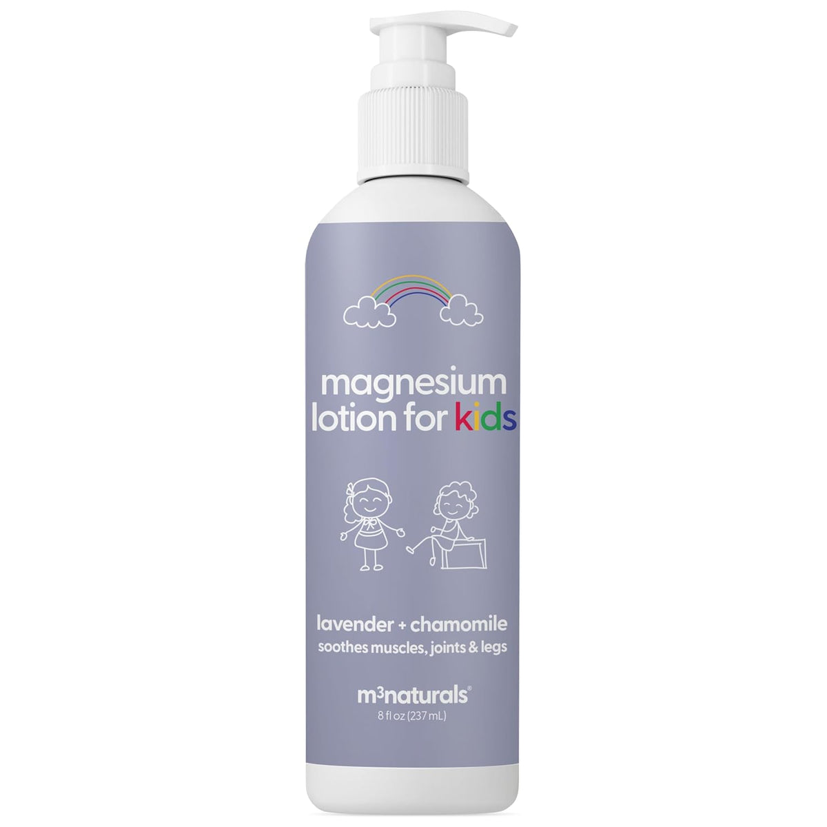 Calming Magnesium Lotion for Kids - High Absorption Formula (8 Fl Oz)