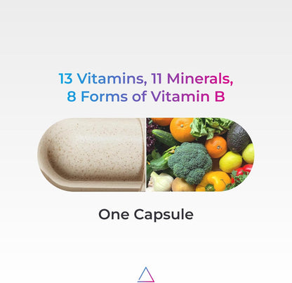 Livingood Daily Methylated Multivitamin for Women and Men, Multi Vitamin Supplement with Alpha Lipoic Acid, B Vitamins, Iron, Zinc and Selenium, Energy, Metabolism and Immune Support, 60 Capsules