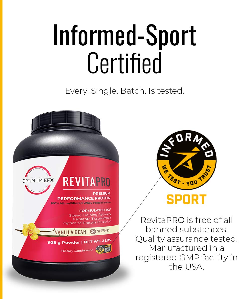 OPTIMUM EFX RevitaPRO, Premium Performance Protein, 100% Micro-Filtered Whey
