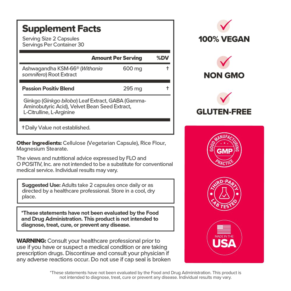 URO Vaginal Moisture & Mood with KSM-66® Ashwagandha – 30-Day Supply
