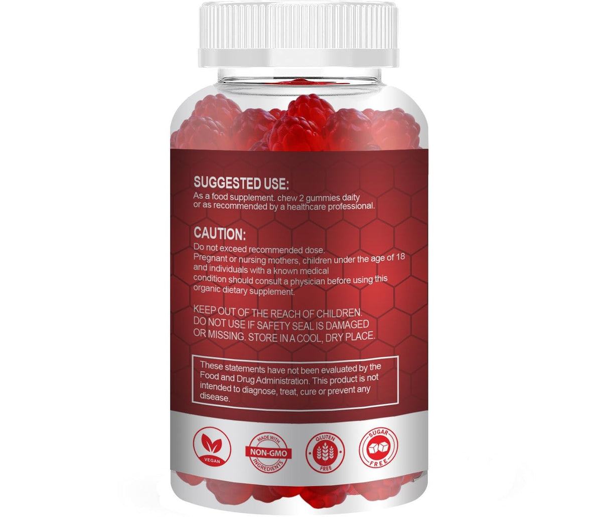 Izkan Pro Creatine Monohydrate Gummies 4000mg for Men & Women - 60 Chewable