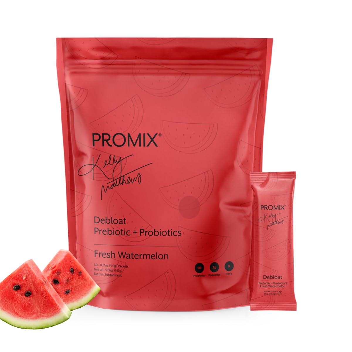 ProMix Nutrition Debloat Prebiotics and Probiotics with Baobab - Rich in Vitamin C, Bloating Relief, Immune Support - Orange - 30 Servings (Pack of 30)