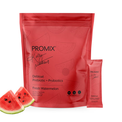 ProMix Nutrition Debloat Prebiotics and Probiotics with Baobab - Rich in Vitamin C, Bloating Relief, Immune Support - Orange - 30 Servings (Pack of 30)