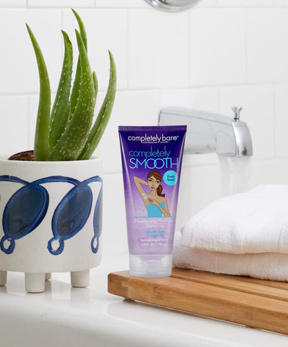 completely bare completely SMOOTH Moisturizing No-Bump Shave Gel - Hydrating Aloe