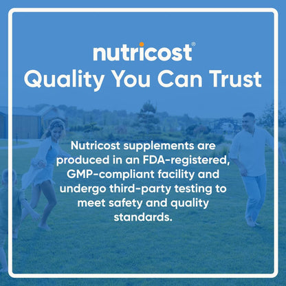 Nutricost Magnesium Glycinate Capsules, 180 Capsules, 210mg | Gentle Absorption, Magnesium Glycinate Supplement