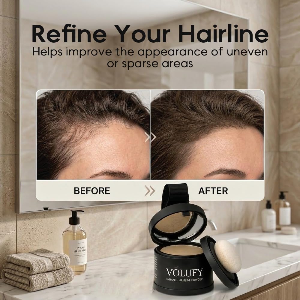 Hairline Powder - Root Touch Up & Cover Up Powder, Light Blonde