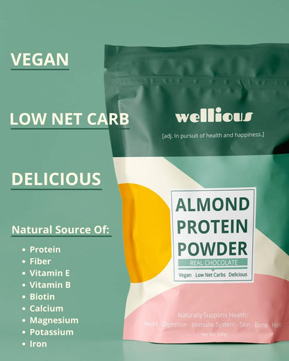 wellious – Clean Vegan Protein Powder – for Gut Health, Plant Based, Keto Friendly