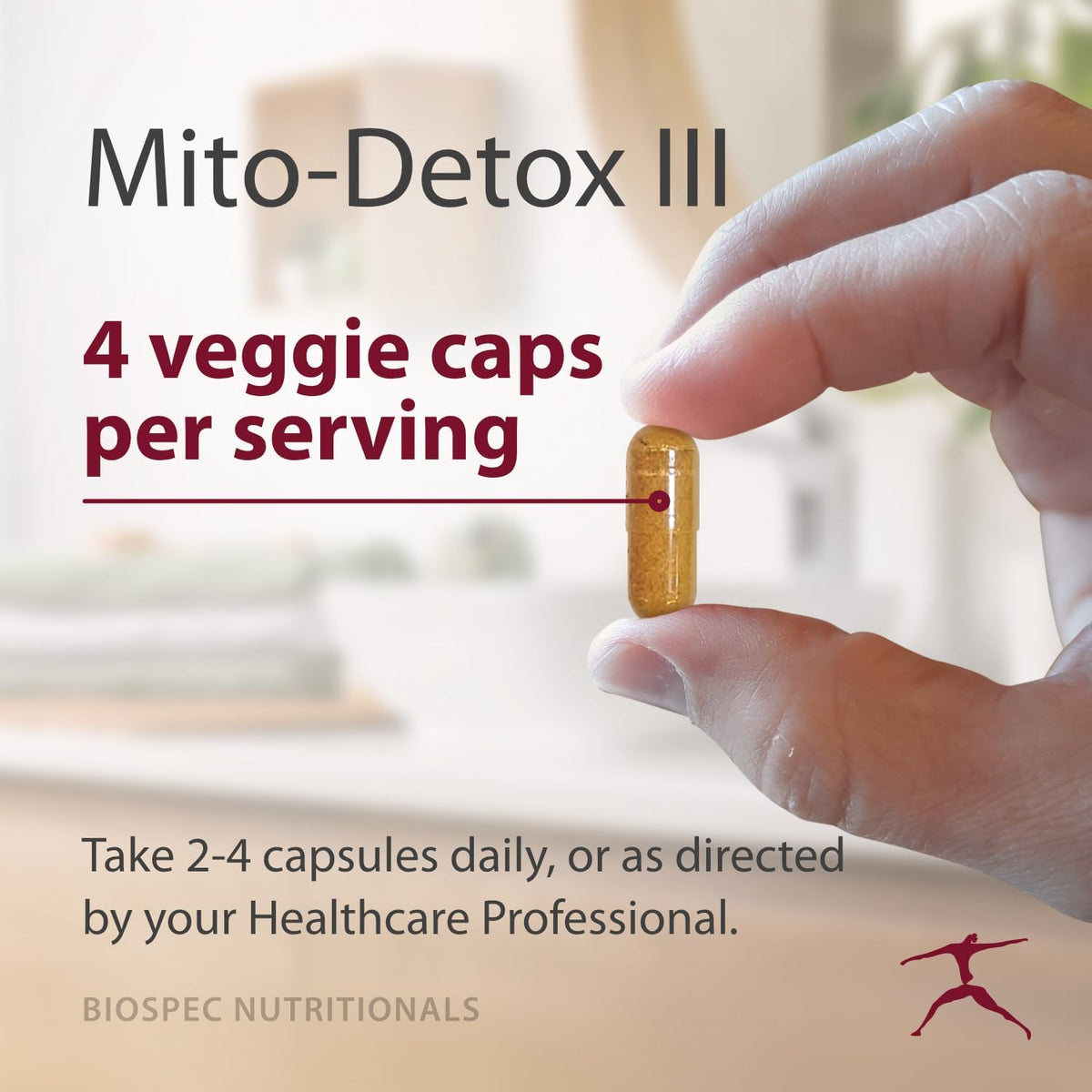 BIOSPEC NUTRITIONALS Mito-Detox III - N-Acetyl Cysteine (NAC), Acetyl L-Carnitine, Alpha Lipoic Acid (ALA), Co-Q-10